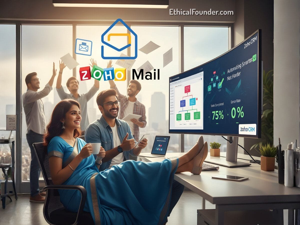 FREE ZOHO CRM, ZOHO CRM: The Complete Business Tools Guide for Indian MSMEs & Startups, zoho one, zoho vs salesforce, Narendra Modi on Zoho crm, Indian Govt ZOHO CRM, whatsapp vs attarai, zoho cliq vs whatsapp business, zoho vs microsoft, Zoho free email,