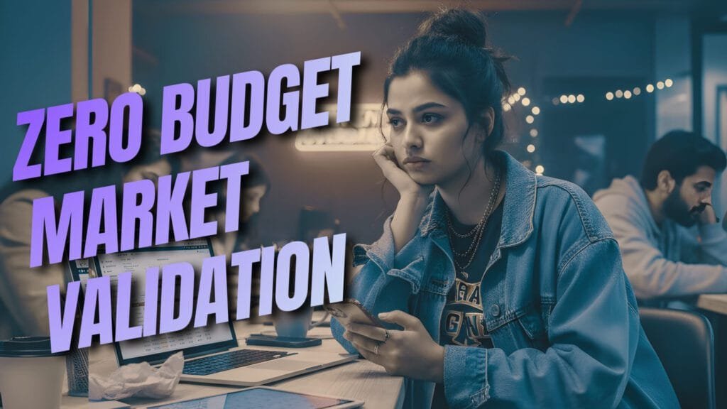 zero budget market validation,