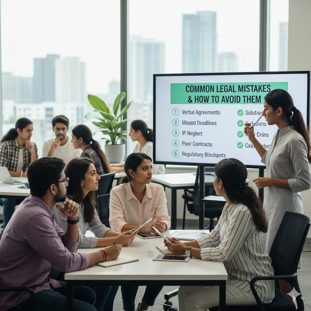 Common Legal Mistakes and How to Avoid Them, Dispute Resolution and Legal Remedies, Data Privacy and Cybersecurity, Taxation and Compliance, GST, Legal Guide for MSME and Startups, E-commerce and Digital Business Regulations, Funding and Investment Legal Considerations, Licenses and Regulatory Compliance,