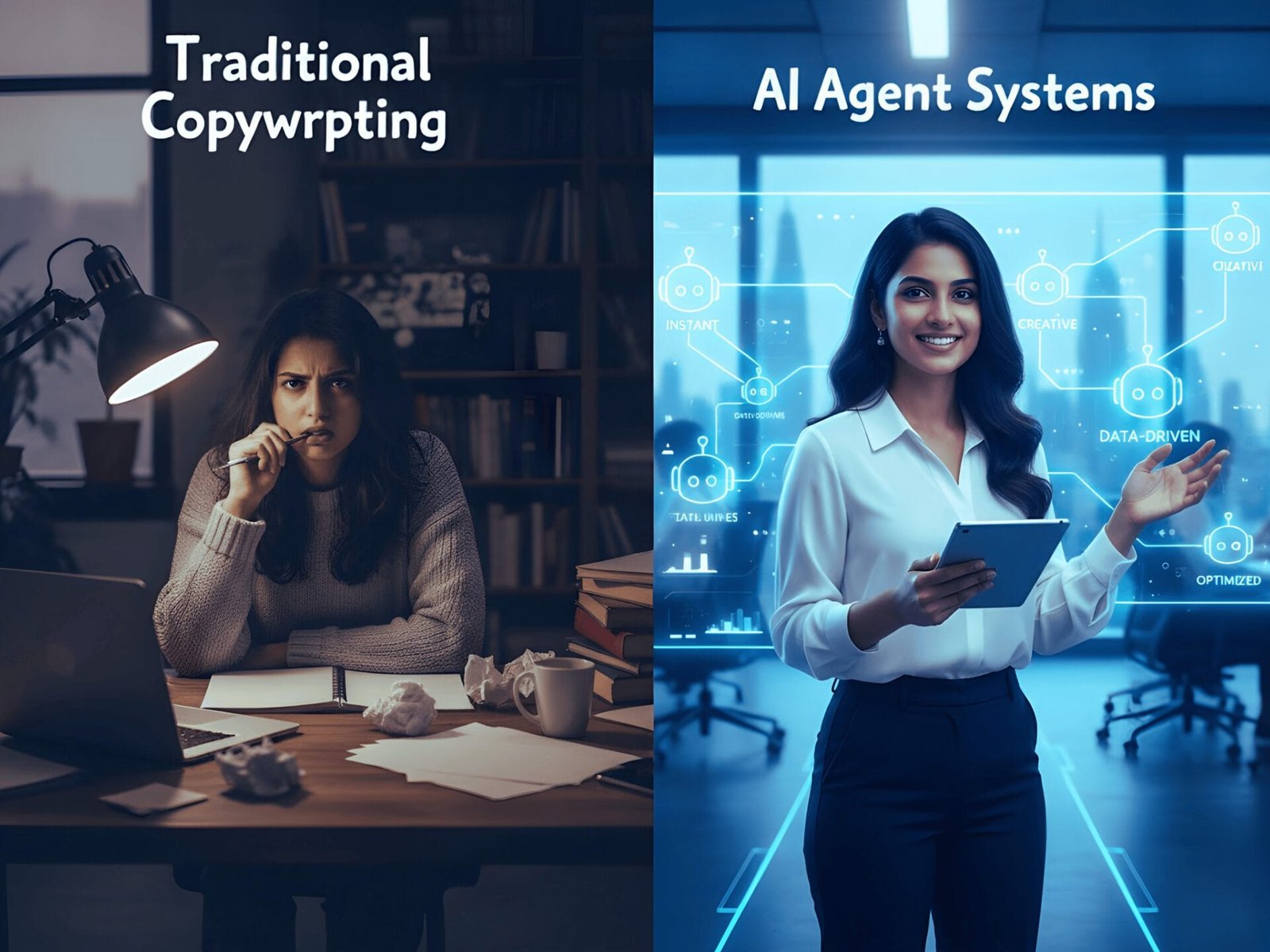 Traditional Copywriting vs AI Agent Systems, Copywriting Agent, copywriting agent workflow, startup marketing efficiency tools, best AI copy tool for small business, affordable AI copywriting for Indian startups, multi agent copywriting system, Indian startup automation, n8n workflow for marketing, AI email copywriter, sales letter automation, digital marketing for MSMEs