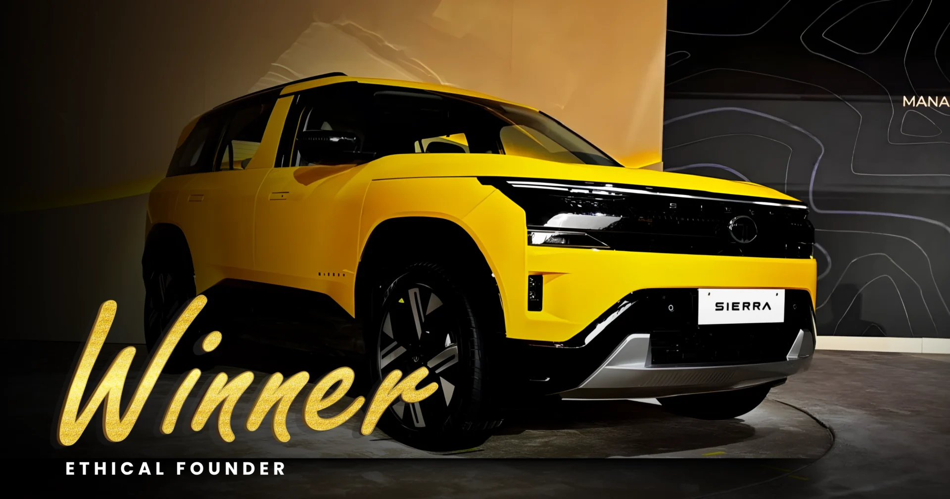 Tata Sierra 2025 winner celebration image showing best SUV under 15 lakh with superior features defeating Creta and Seltos in mid-size SUV India comparison
