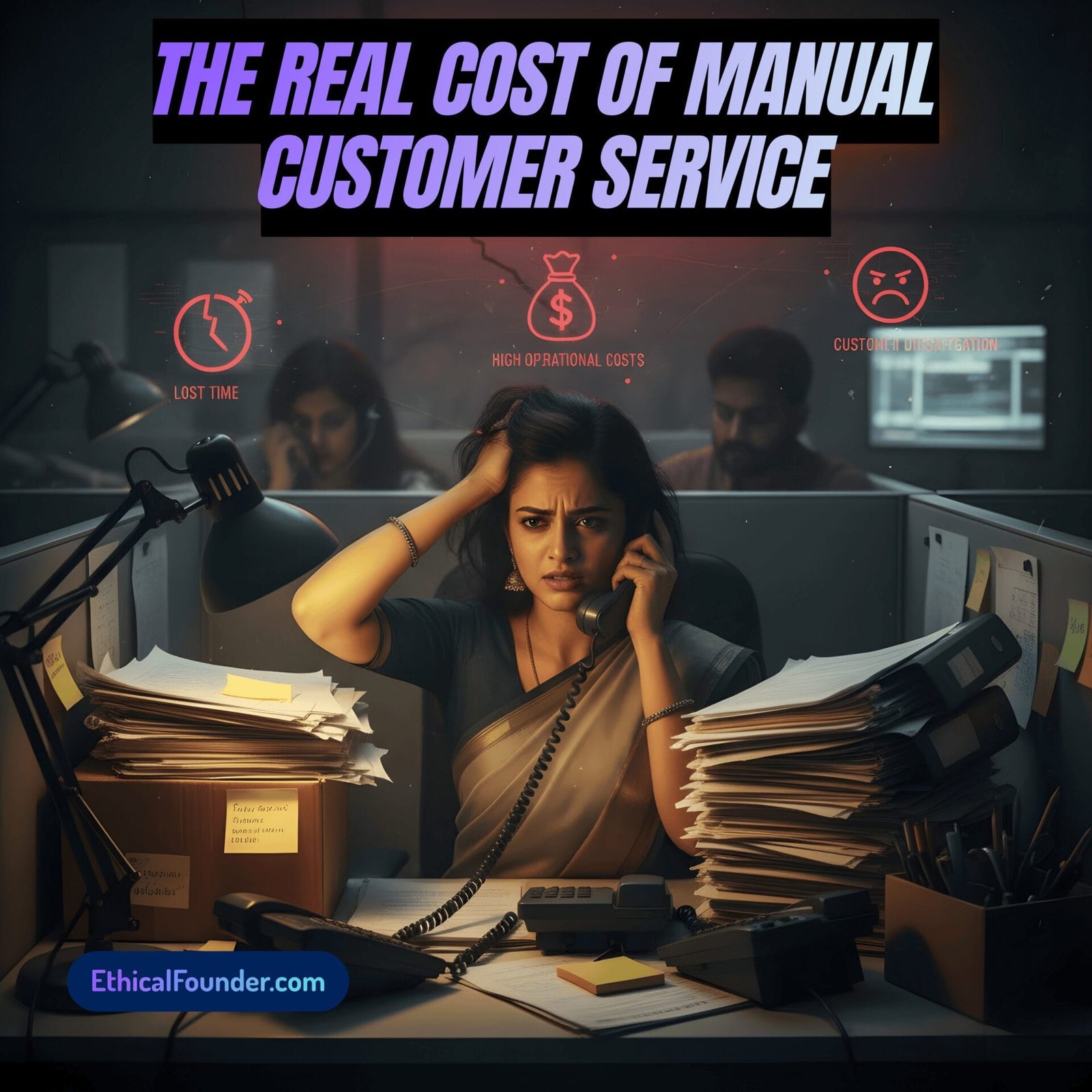 Customer Service Automation, MSME automation India, small business customer care automation, smart digital helpdesk, Customer support with Ethical Founder