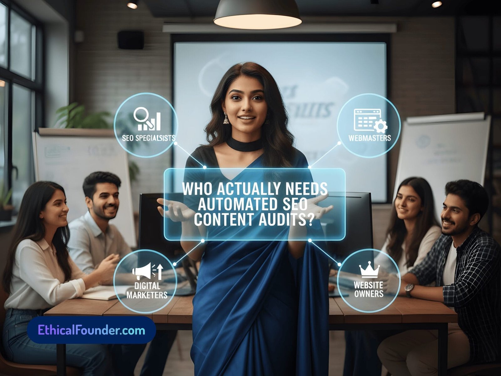 Who Actually Needs Automated SEO Content Audits? Website SEO Audit Workflow, small business SEO automation, SEO health check automation, AI SEO audit, MSME digital marketing automation, Ethical Founder on page SEO audit tool