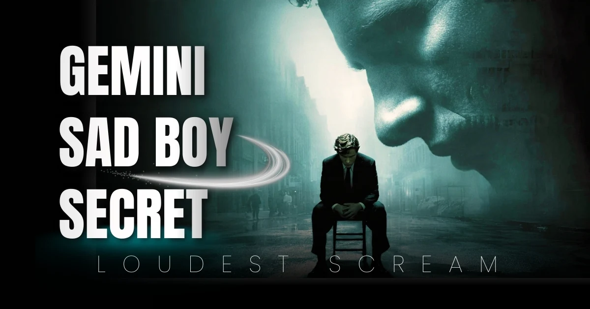 100 Gemini Prompts shows an Alone Boy Prompts for Gemini sitting defeated under a mural, creating dramatic Love Failure and Sad Boy Prompt Gemini Photos.