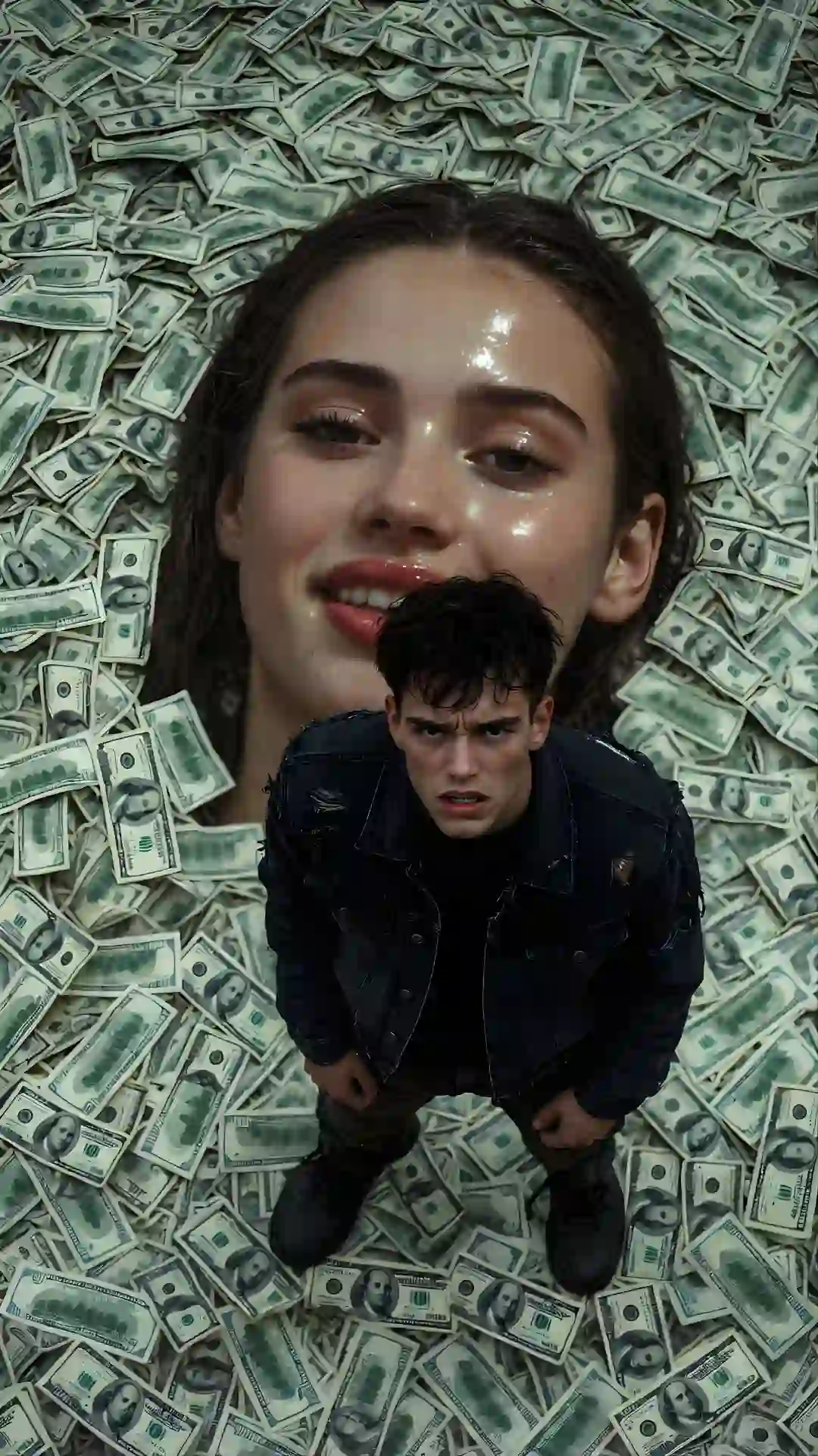 This top-down Gemini Prompt is a powerful Love Failure AI Prompt focused on financial betrayal, creating powerful Love Failure Boy Photos visuals.