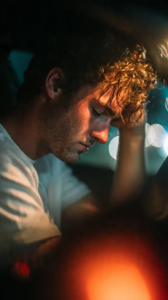 Grok AI image editing prompt car dashboard breakdown with intimate storytelling photography