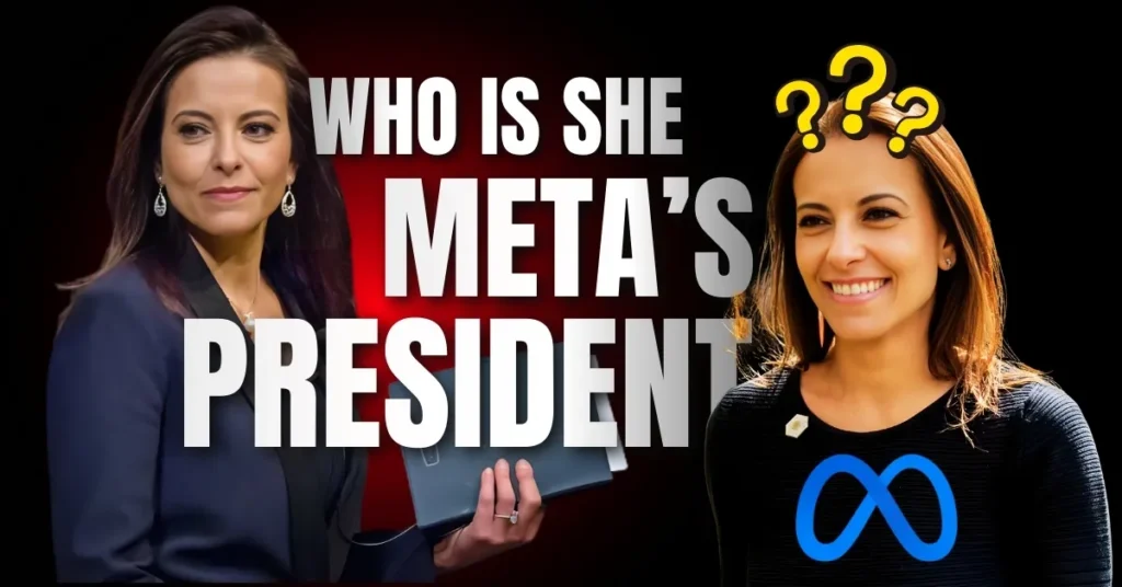 An image of Dina Powell McCormick, highlighting her critical new role in Meta’s management team and the expected impact on the company’s future strategy.