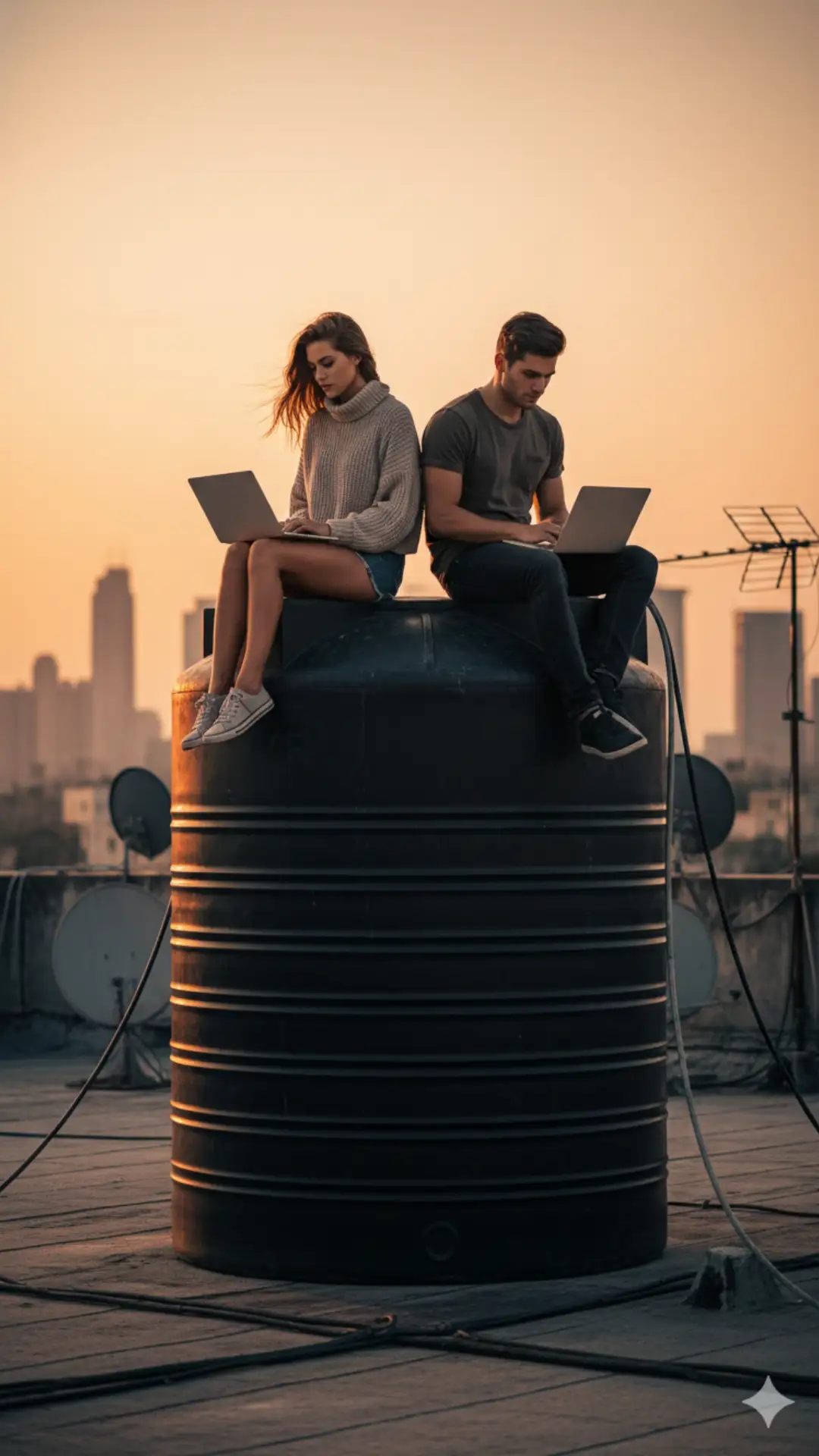 Best Gemini Gen Z couple Prompt for high-quality image prompts for Gen Zoomer bloggers looking for surrealism.