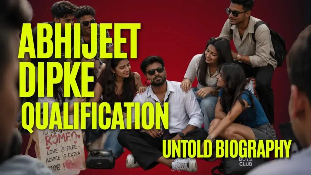 Abhijeet Dipke qualification journey with Cockroach Janata Party action amid leaving education in middle rejoined studies escaped to another country over college issues during Pune protest controversy and bold interview statements.