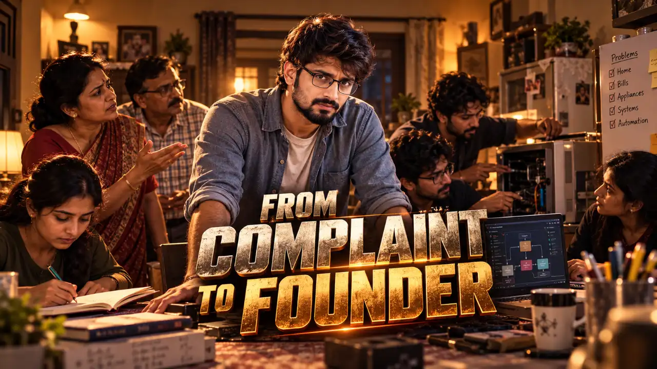 Business Ideas From a Family Complaint: How I Test Them After My IT Shift 5 Business Ideas From a Family Complaint: How I Test Them After My IT Shift Business Ideas From a Family Complaint: Evening Tests First-Time Founders in India Can Run Before Spending on Everyday Problem Business Opportunities