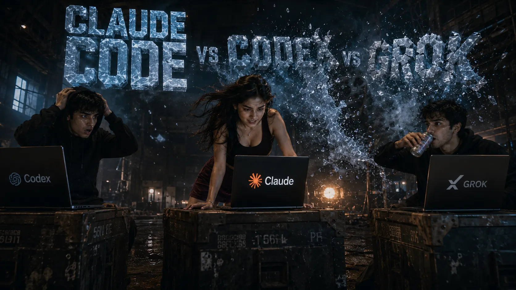 Claude Code Beginner's Guide 2026: Login, Commands, Cheat Sheet & Honest Comparison 5 Claude Code Beginner's Guide 2026: Login, Commands, Cheat Sheet & Honest Comparison Claude Code beginner's guide comparison: Claude Code vs Codex CLI vs Grok Build, three young developers face off on laptops as the Codex and Grok ice letters shatter and Claude Code stands