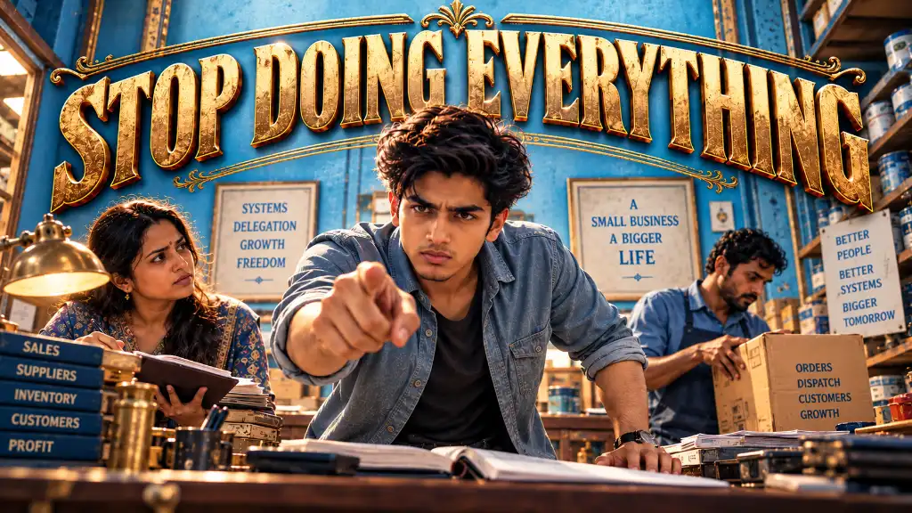When a Small Business Owner Stops Doing Everything: A Small Business Delegation Strategy for Shop Owners in India